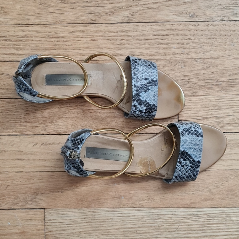 Stella McCartney Strappy Sanalds Size 37